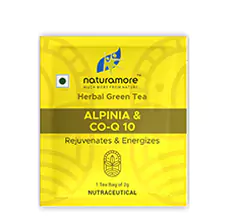  Herbal Green Tea  Alpinia & Coq 10 Energy