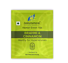  Herbal Green Tea  Brahmi & Cinnamon Healthy For Hypertensives Pack Of 10